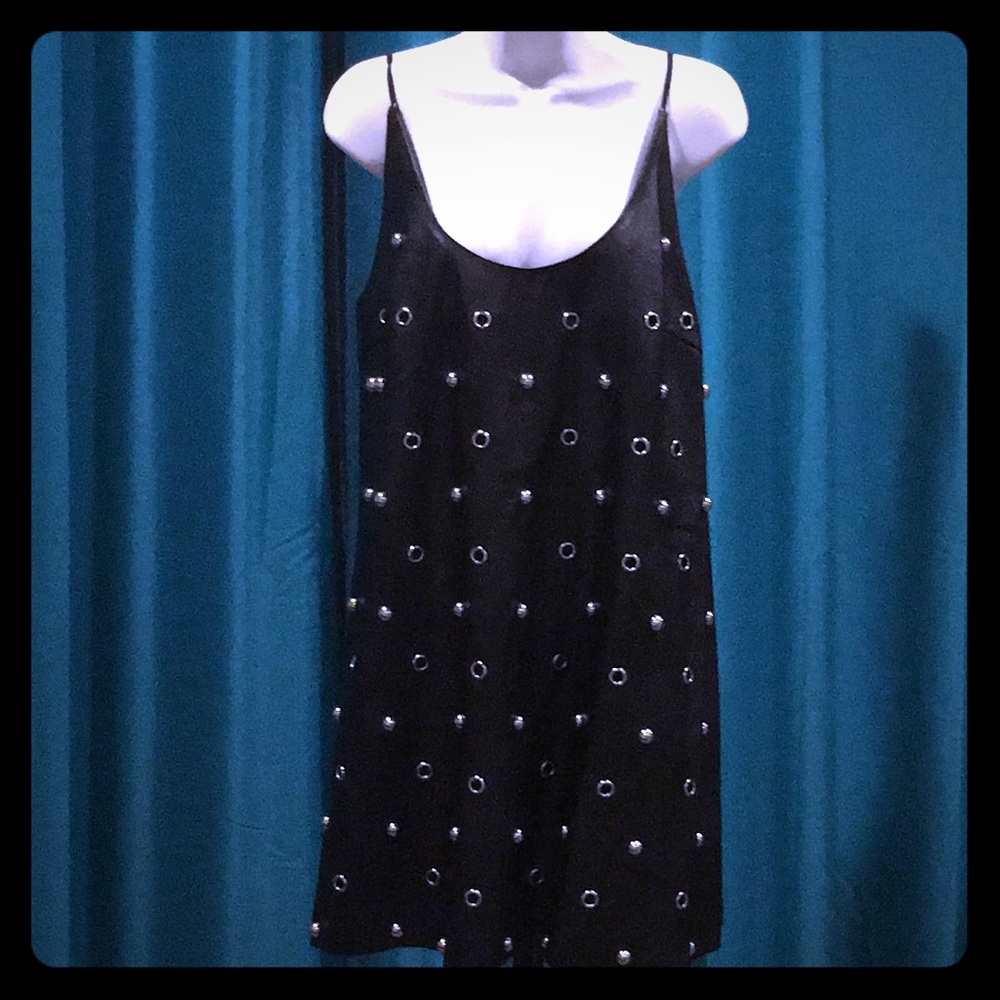 Mini Dress with Gromets